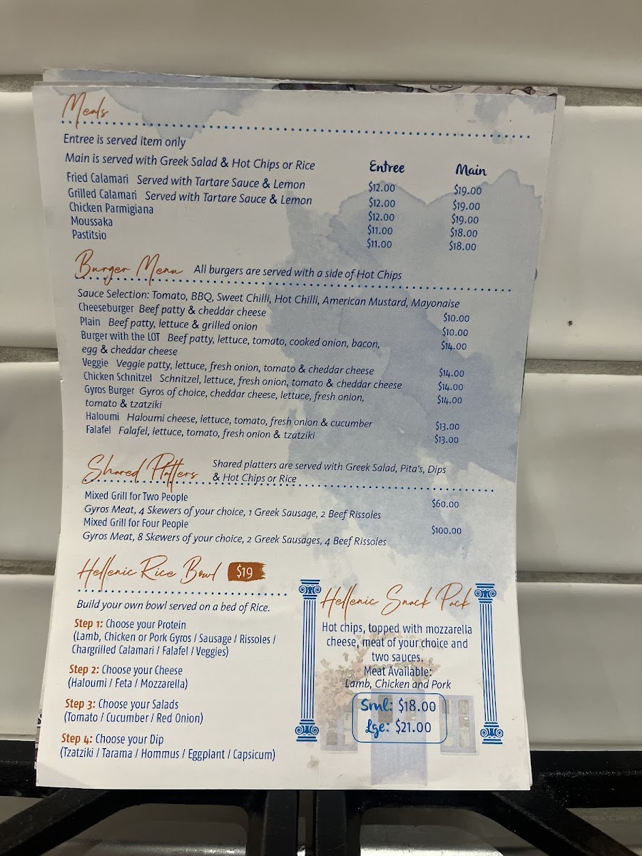 Menu The Greek Grill On High-9