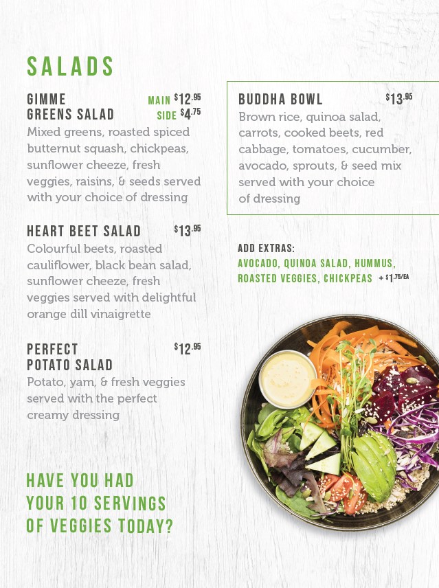 Menu The Green Moustache Organic Café-3