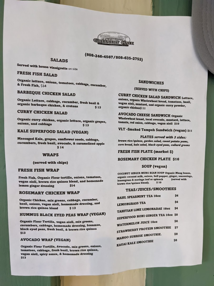 Menu The Greenery Cafe-5