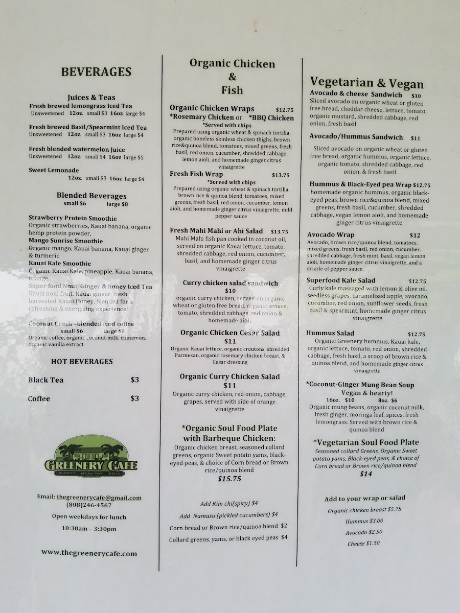 Menu The Greenery Cafe-6