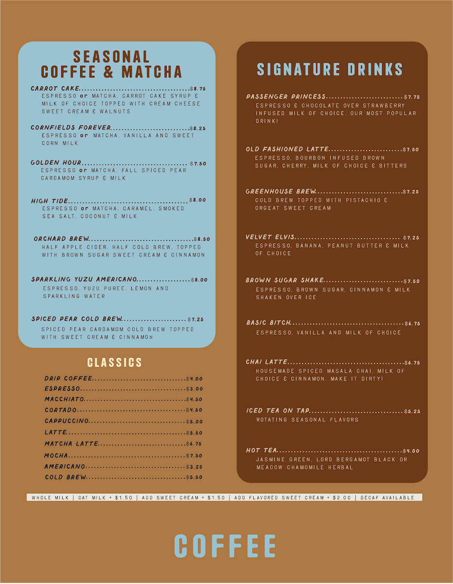 Menu The Greenhouse Bar-1