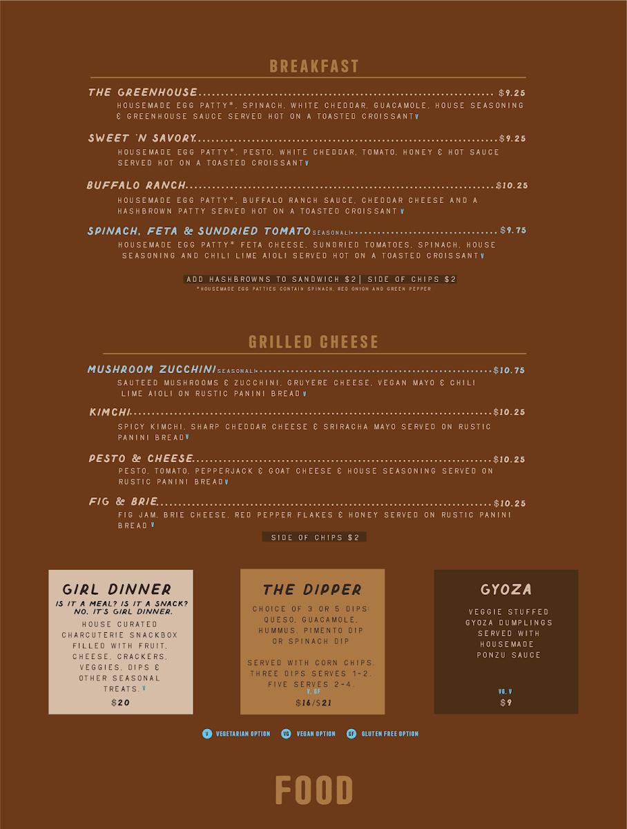 Menu The Greenhouse Bar-2