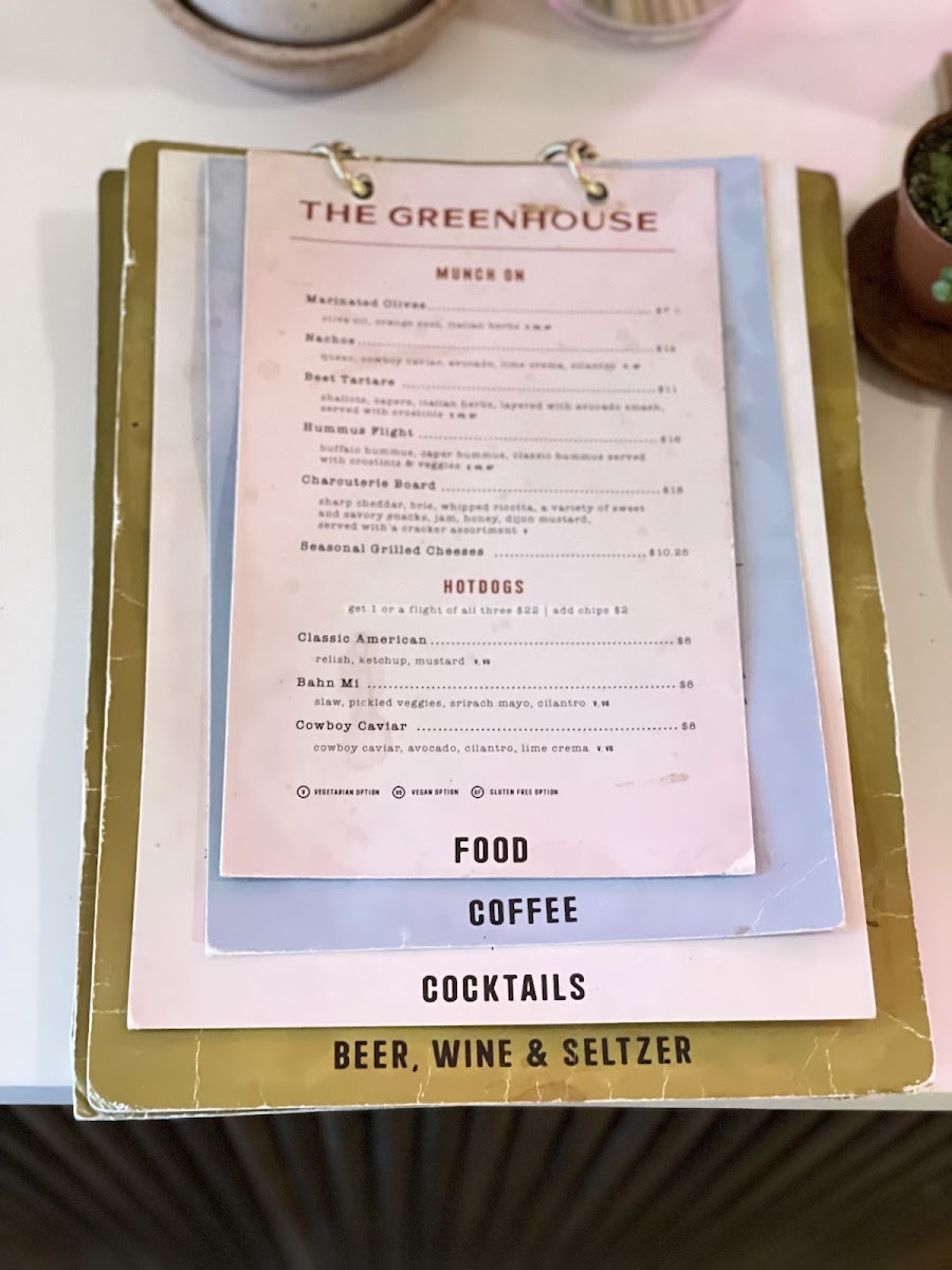 Menu The Greenhouse Bar-5