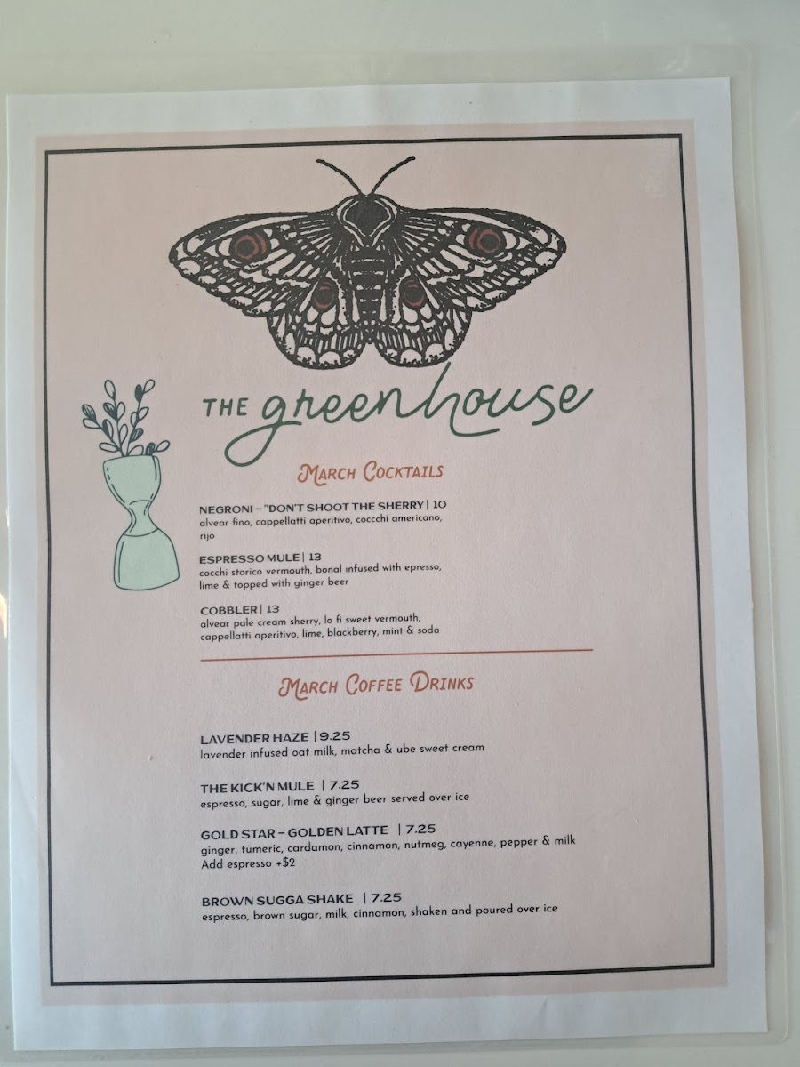Menu The Greenhouse Bar-7