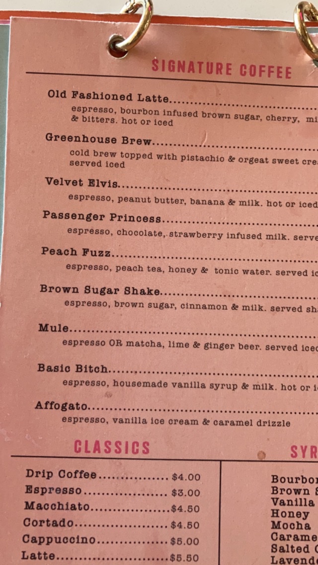Menu The Greenhouse Bar-9