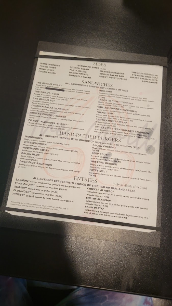 Menu The Grill-9