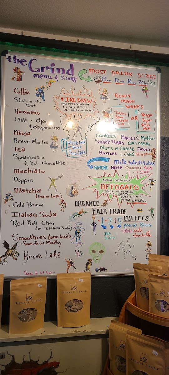 Menu The Grind-10
