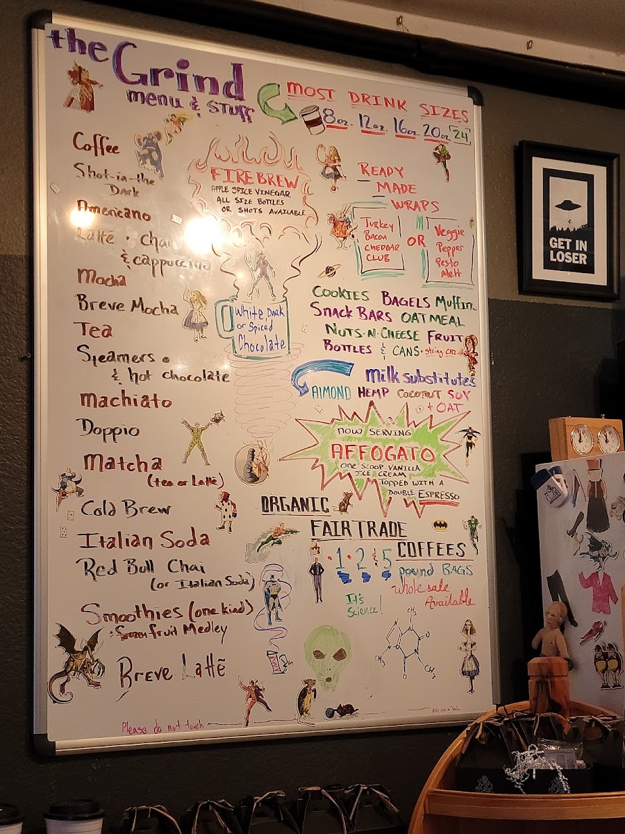 Menu The Grind-8