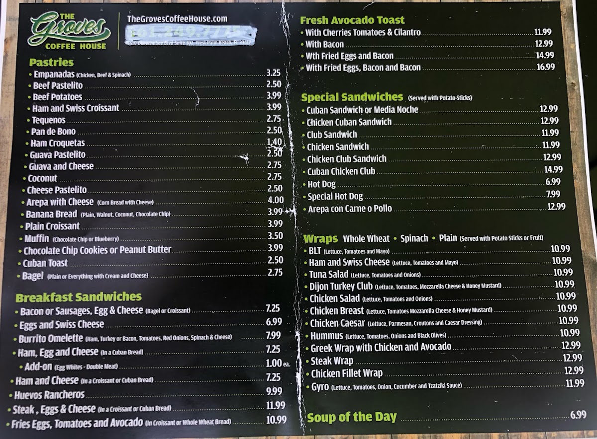 Menu The Groves Coffee House-4