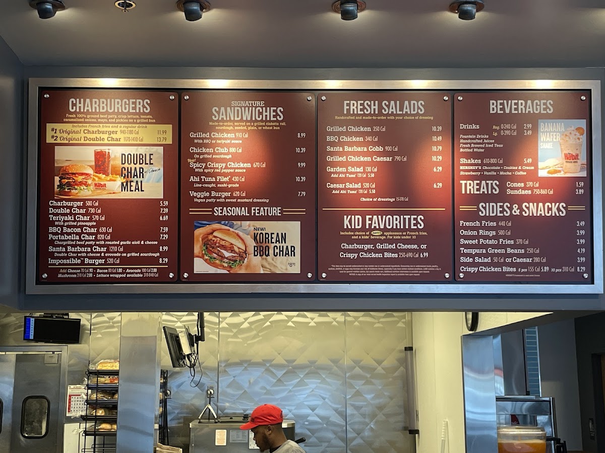Menu The Habit Burger Grill-1