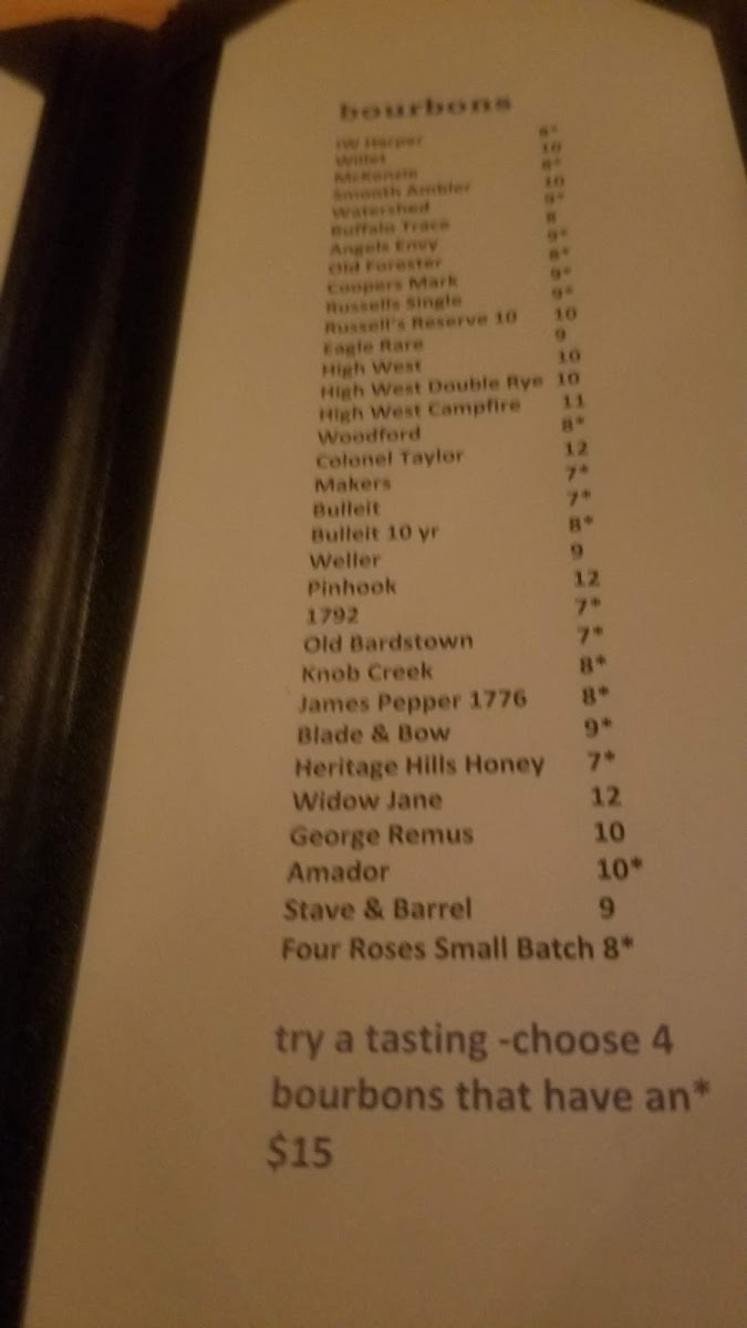 Menu The Hamilton-7