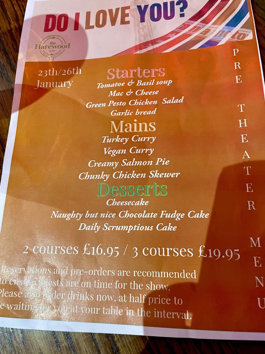 Menu The Harewood-3