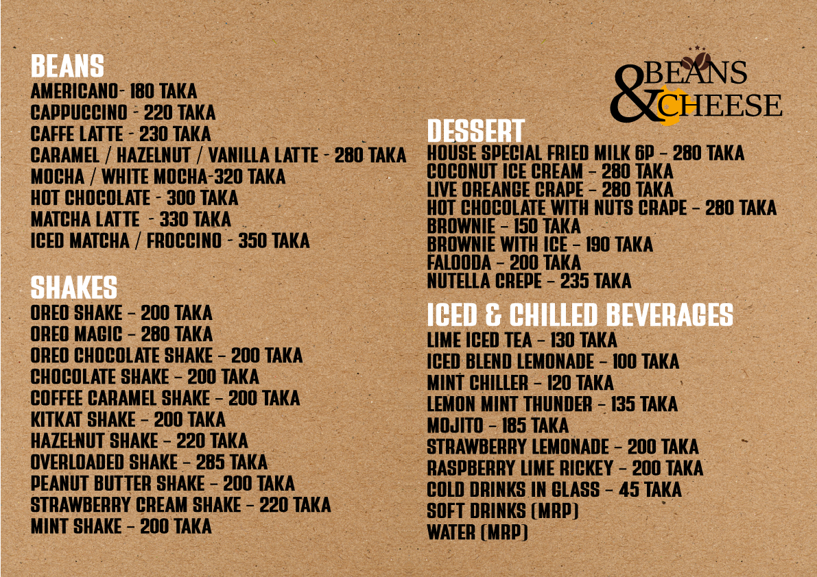 Menu The Hideout Cafe-4