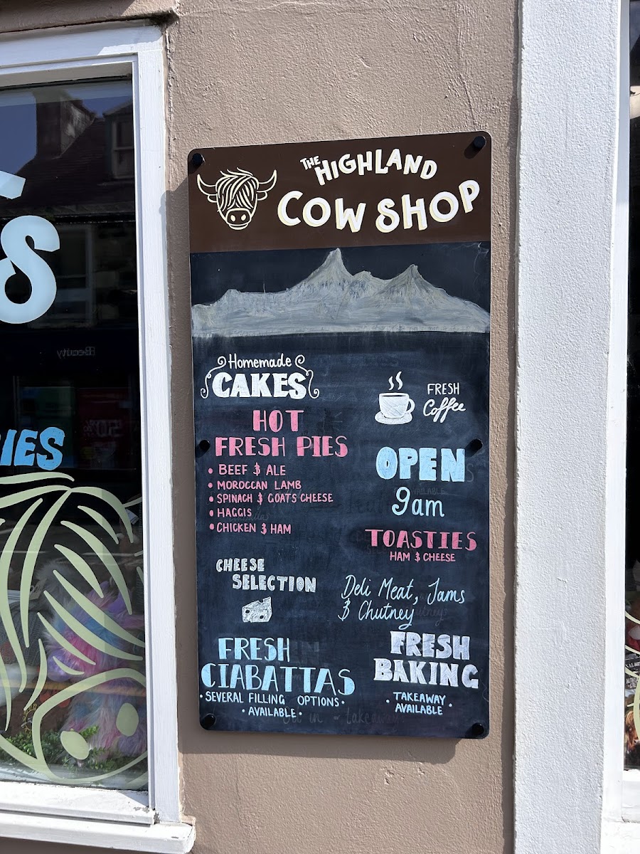 Menu The Highland Cow Shop-5