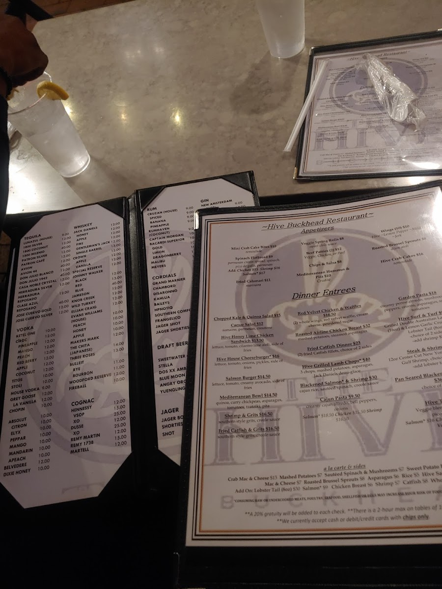Menu The Hive Buckhead-10
