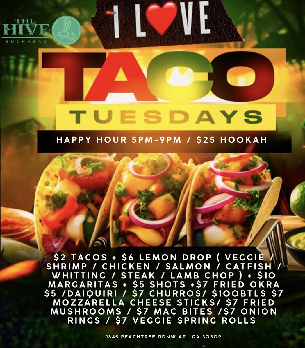 Menu The Hive Buckhead-4