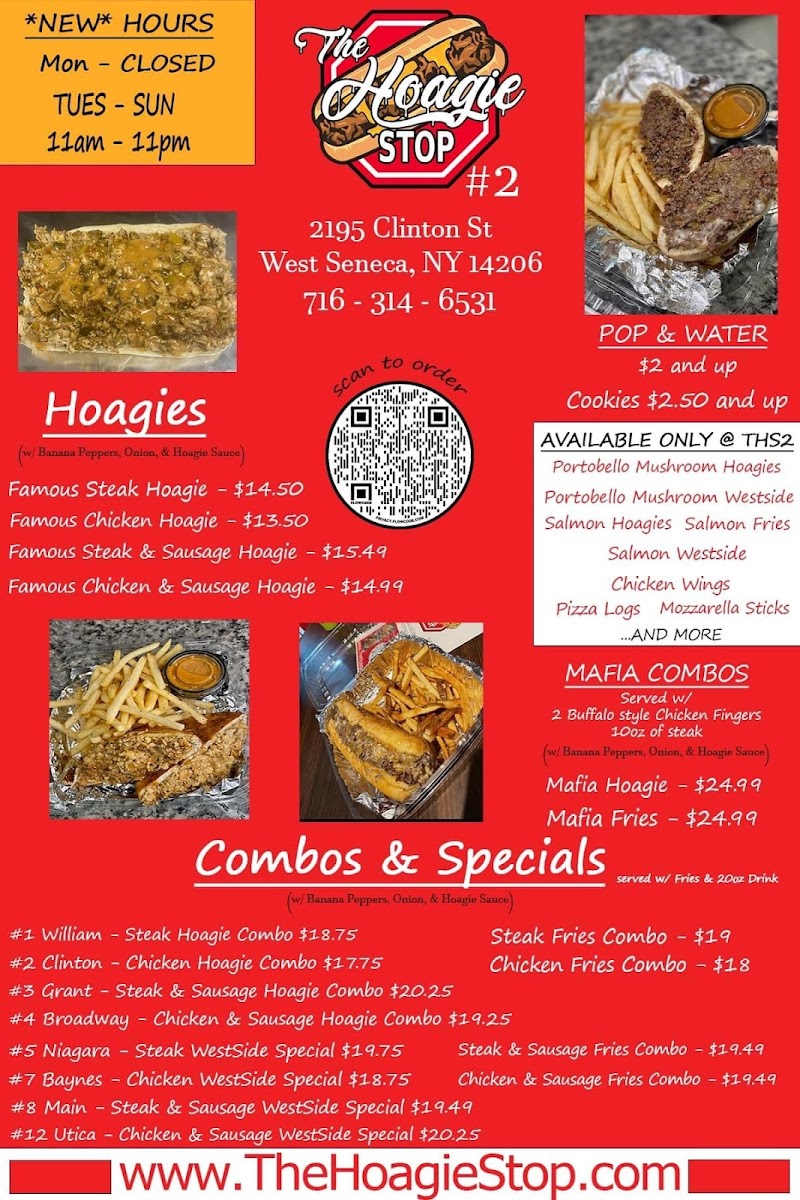 Menu The Hoagie Stop-2