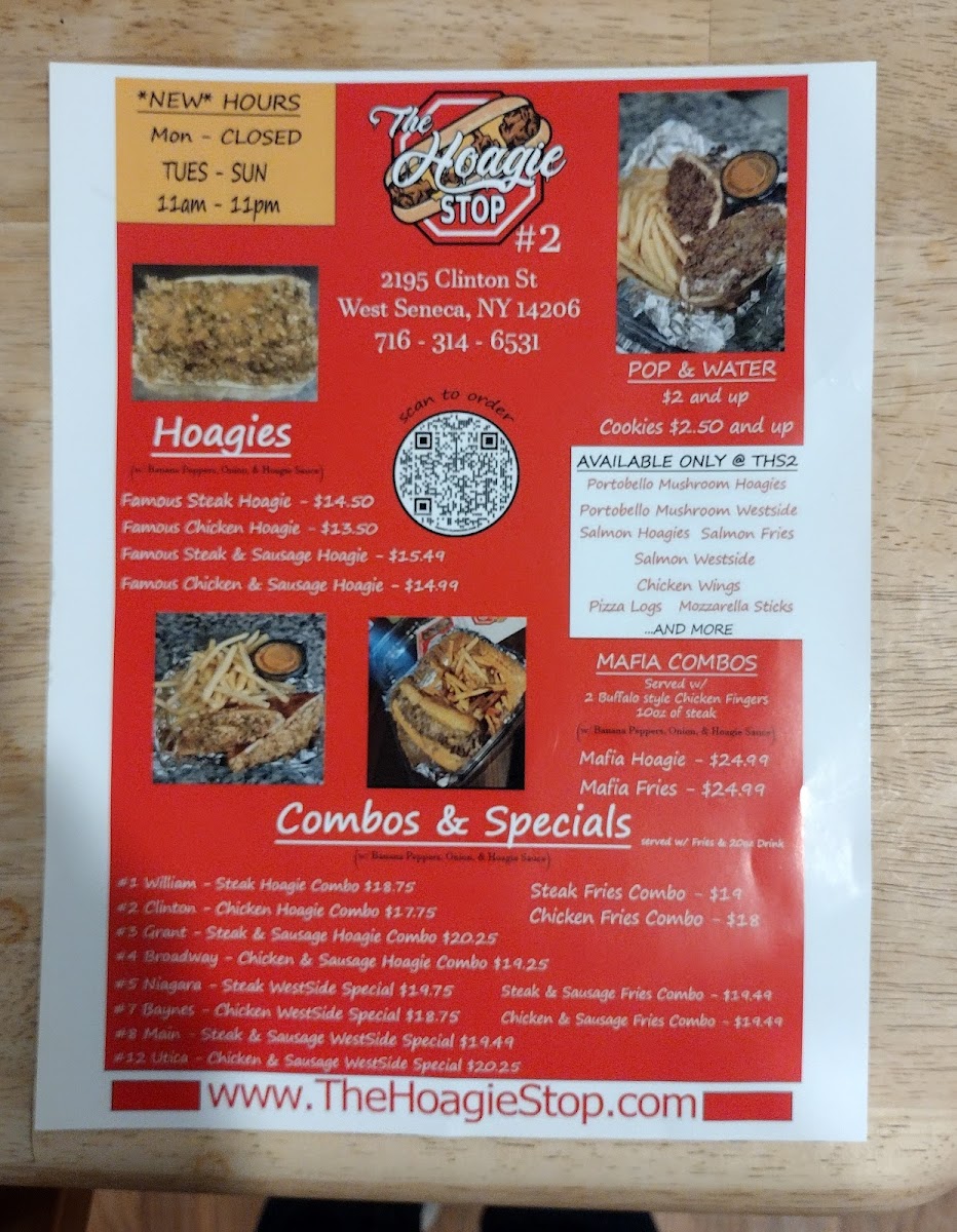 Menu The Hoagie Stop-3