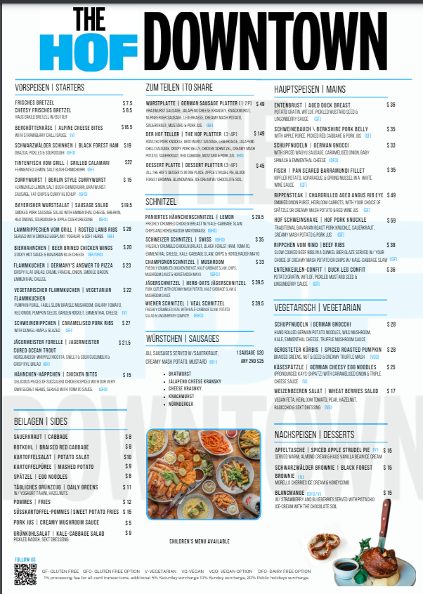 Menu The Hof Downtown-1