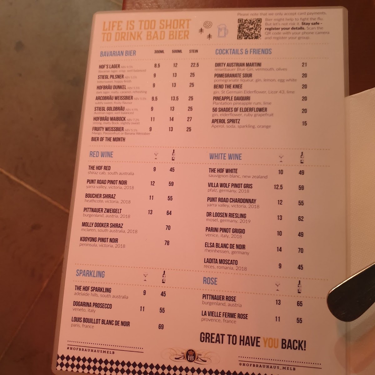 Menu The Hof Downtown-9