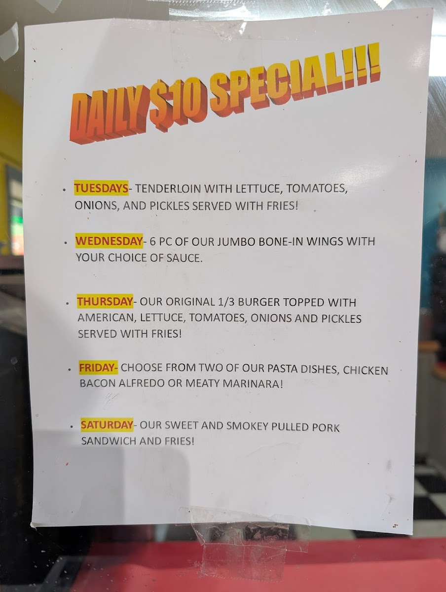 Menu The Hop Diner ( Formerly Oasis Of Blue Eye)-5