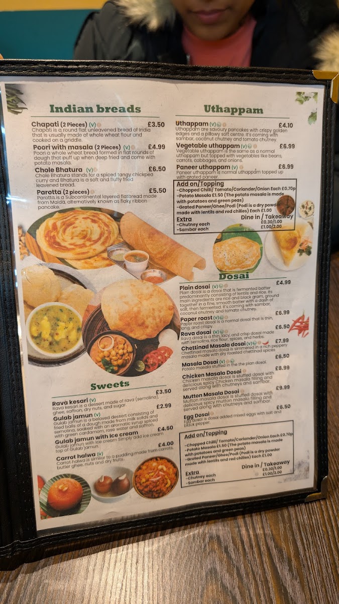 Menu The House Of Dosai-5