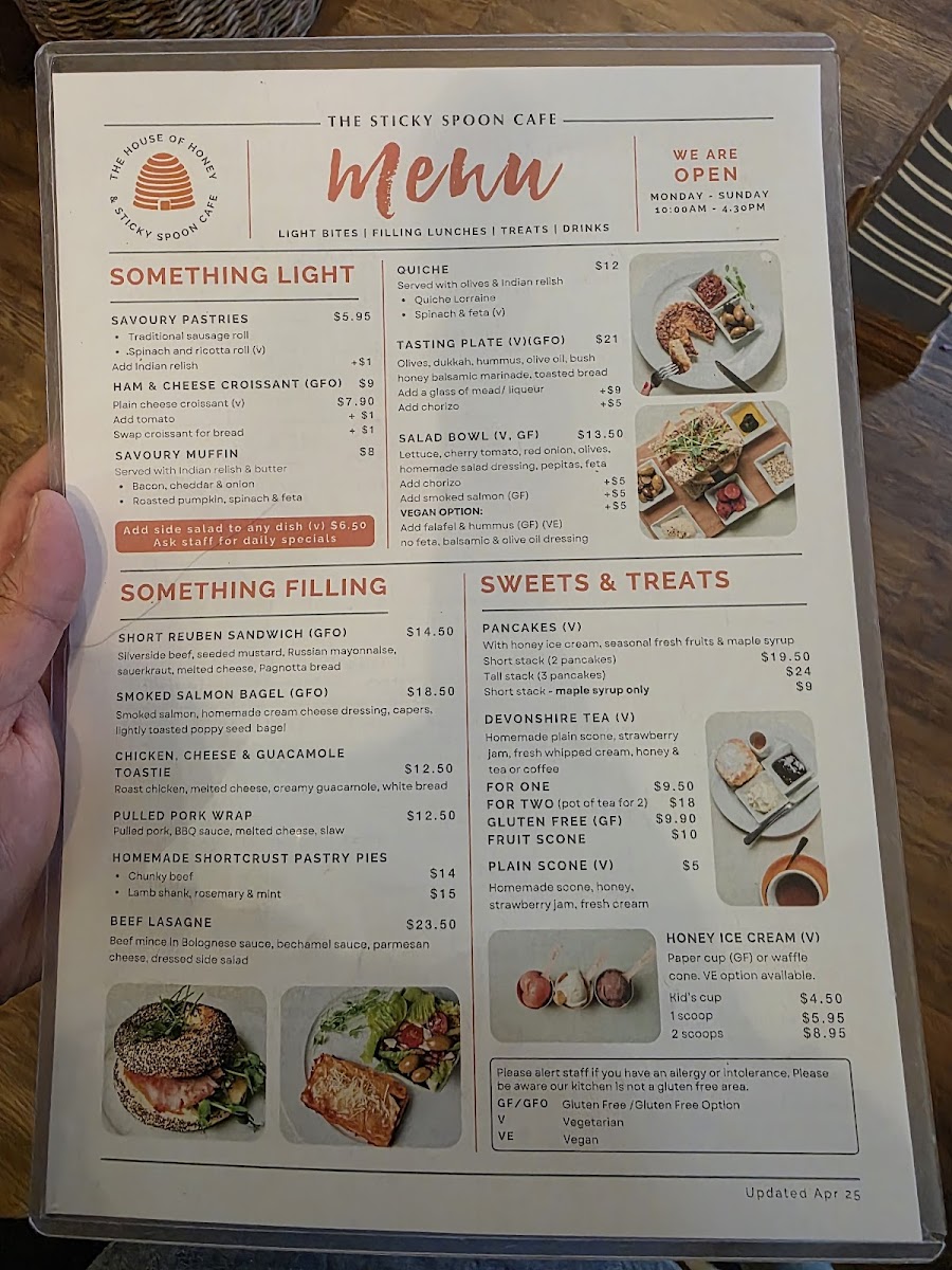 Menu The House Of Honey & The Sticky Spoon Cafe-10