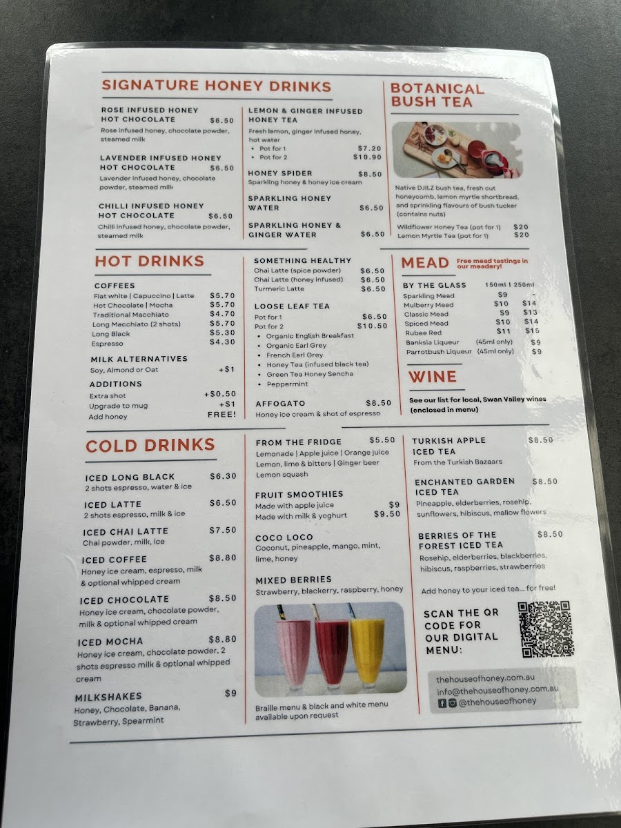 Menu The House Of Honey & The Sticky Spoon Cafe-6