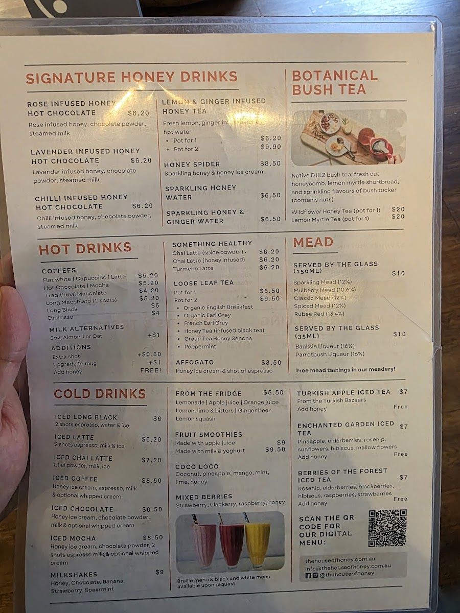 Menu The House Of Honey & The Sticky Spoon Cafe-9