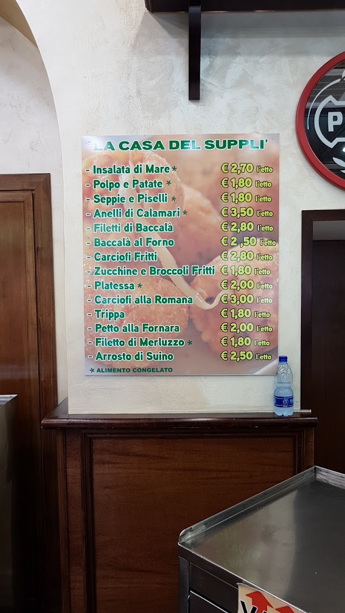 Menu The House Of The Supplì-7