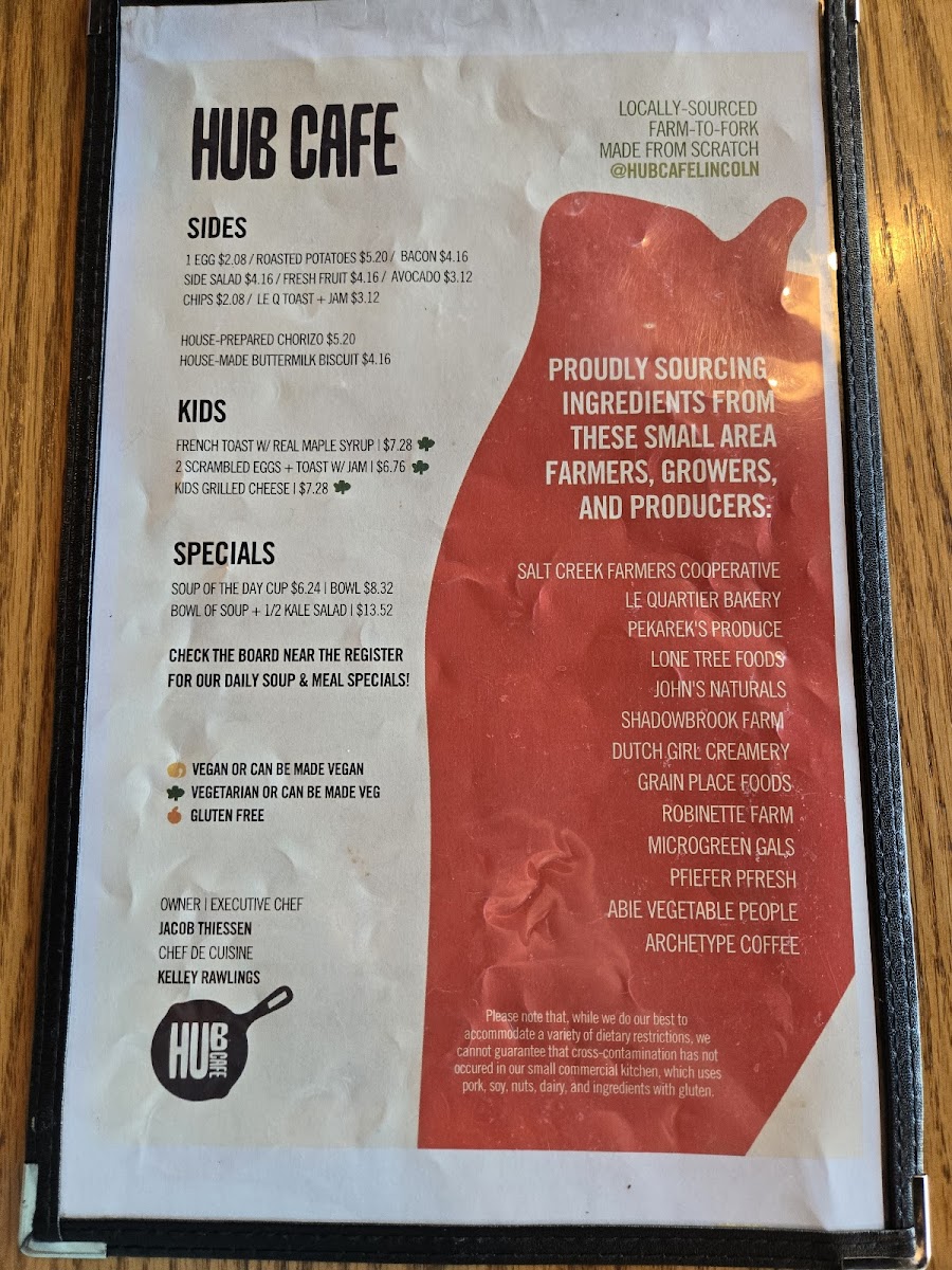 Menu The Hub Cafe-2