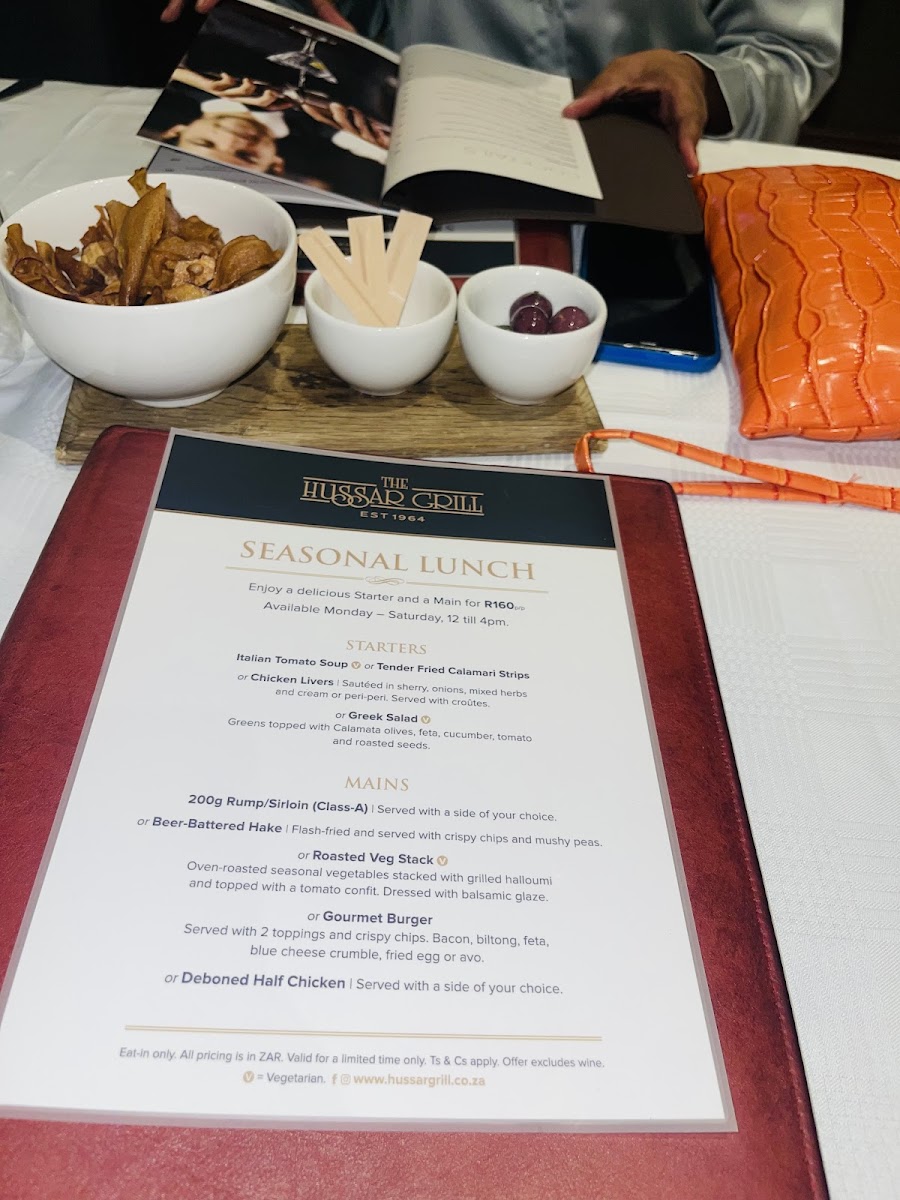 Menu The Hussar Grill Paarl-3