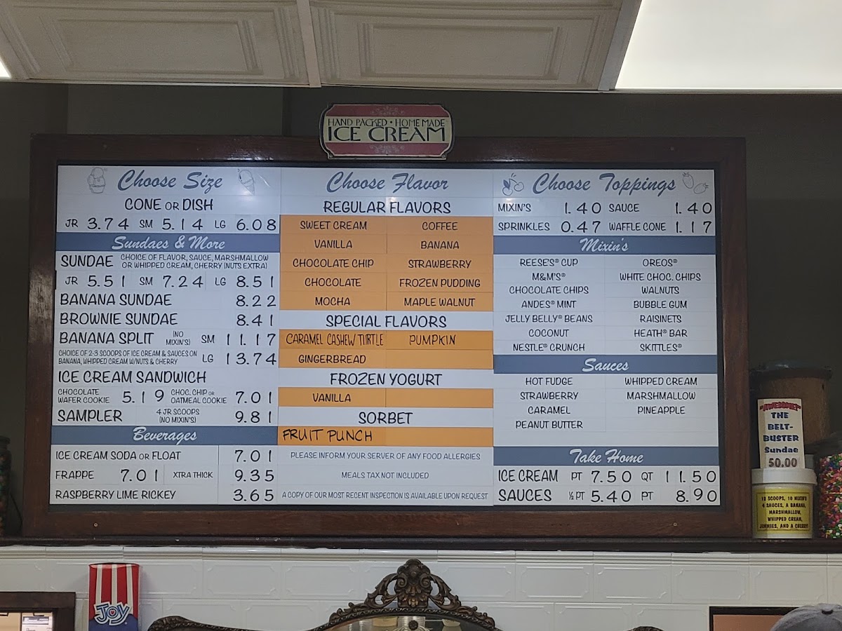 Menu The Ice Creamsmith-1