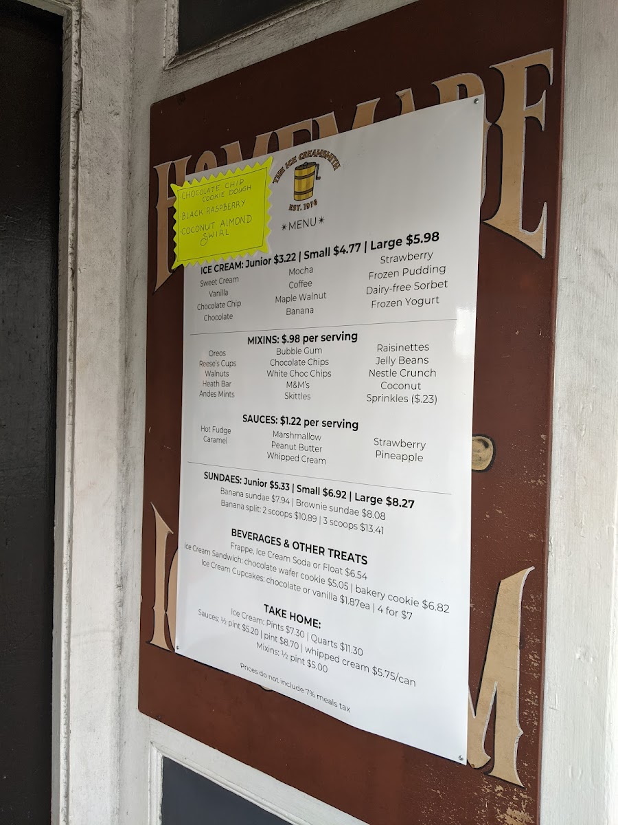 Menu The Ice Creamsmith-4