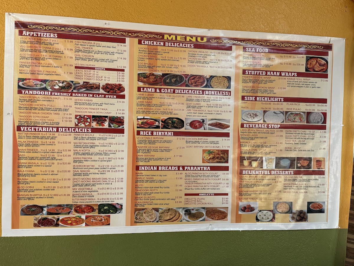 Menu The Indian Oven-5
