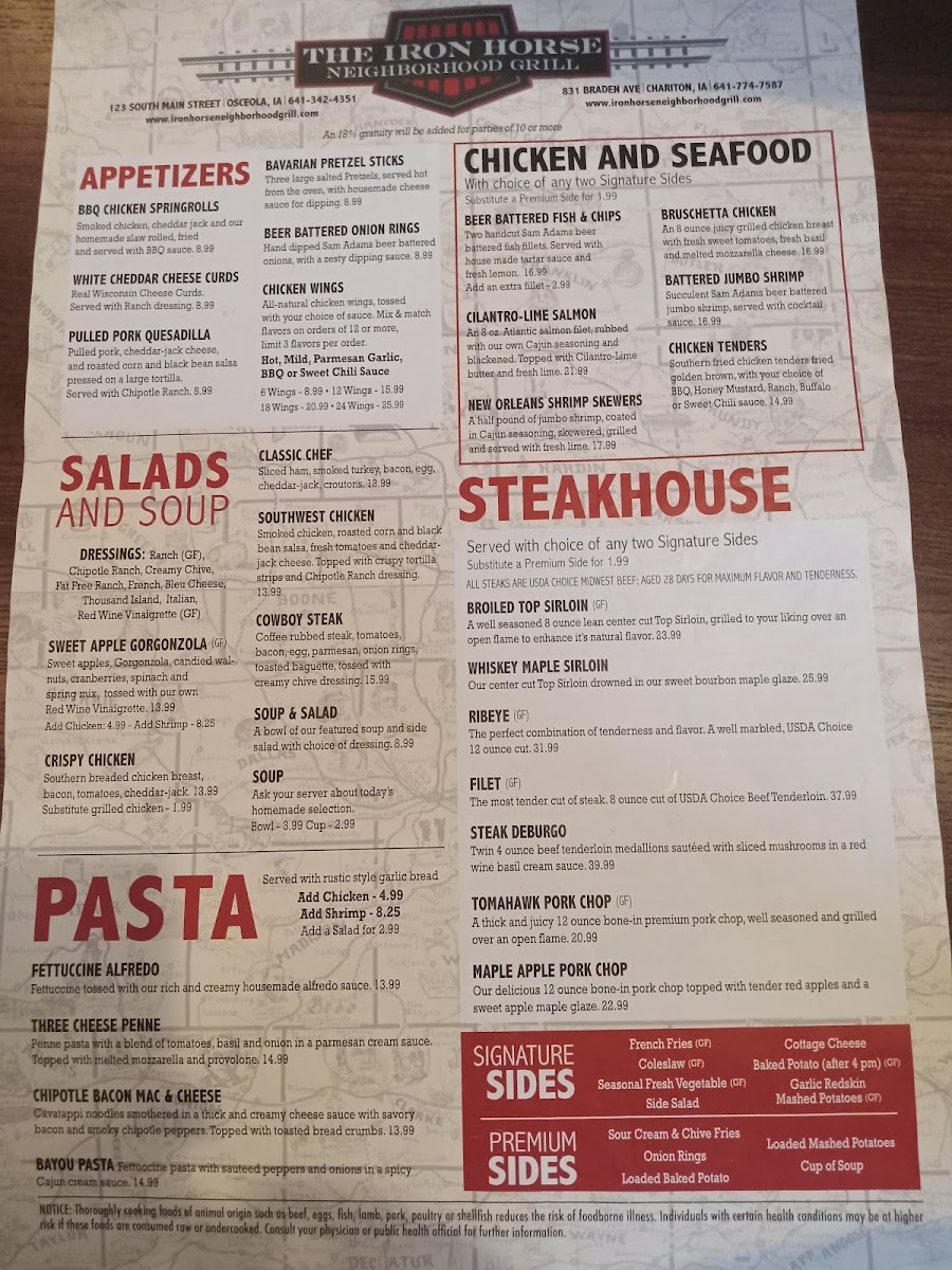 The Iron Horse Charitone Menu-2