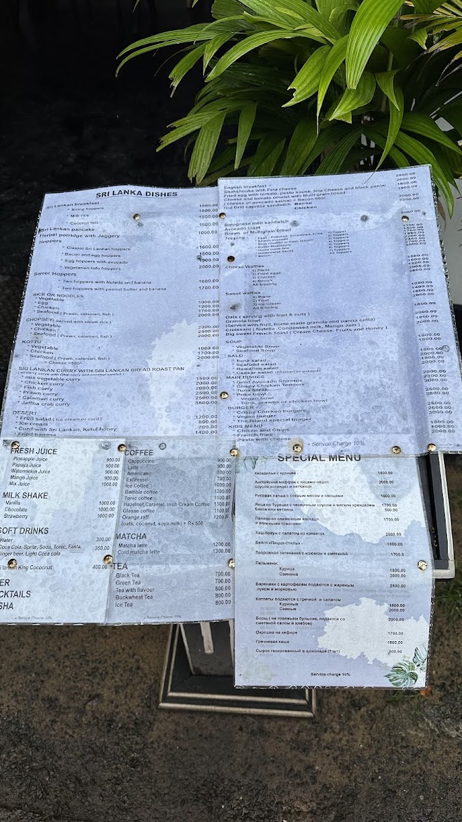 Menu The Island Curry Hub Restaurant & Cafe-10