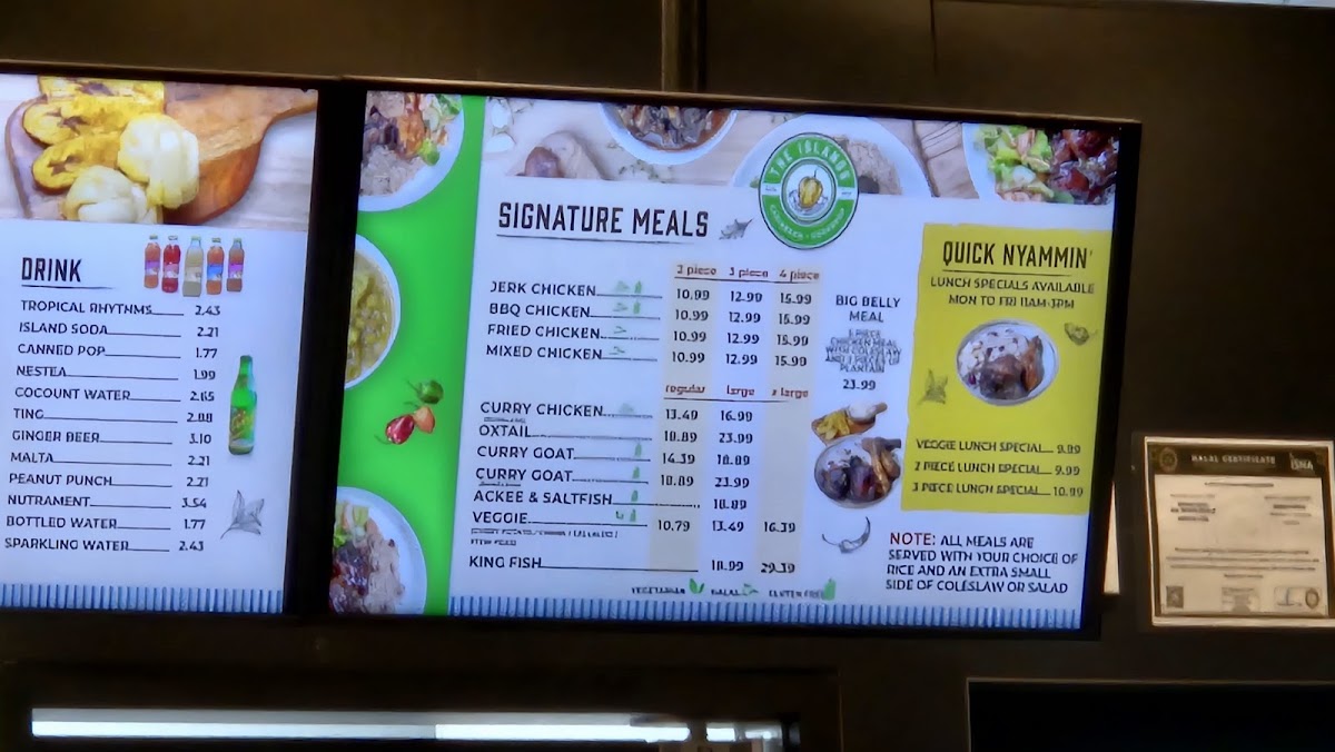 Menu The Islands Caribbean Cookshop - The Well-5