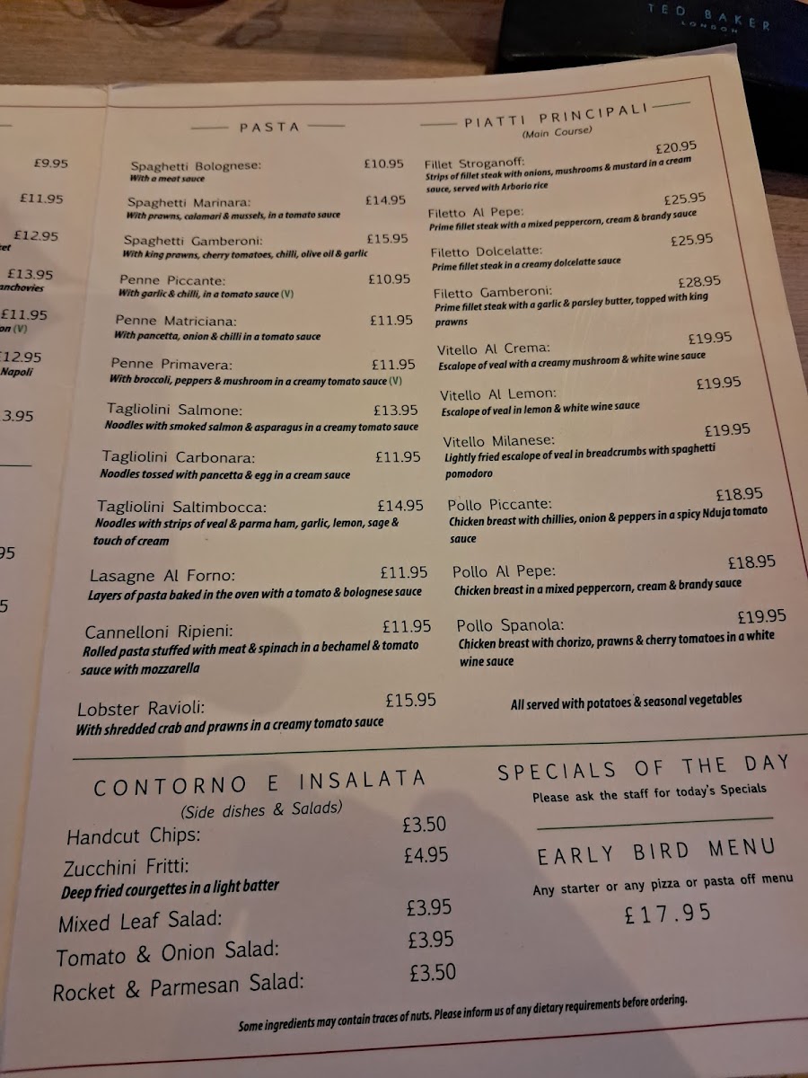 Menu The Italian Room-2