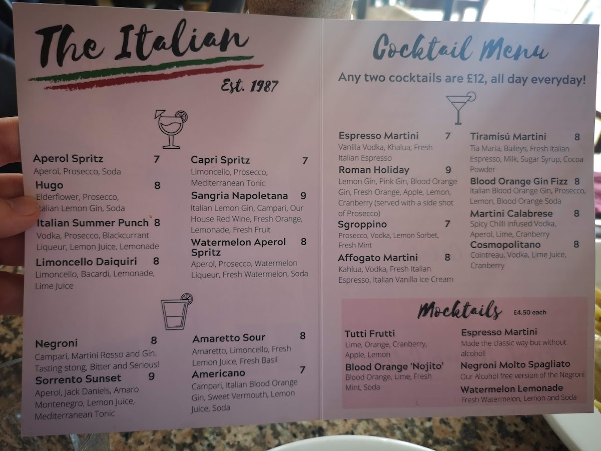 Menu The Italian-3