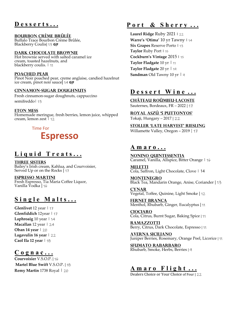 Menu The Jackalope Grill-2