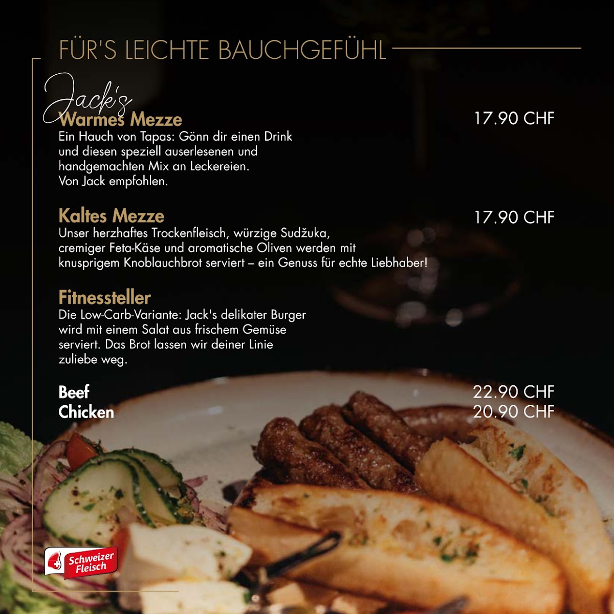 Menu The Jack's House | Restaurant Altstetten-2