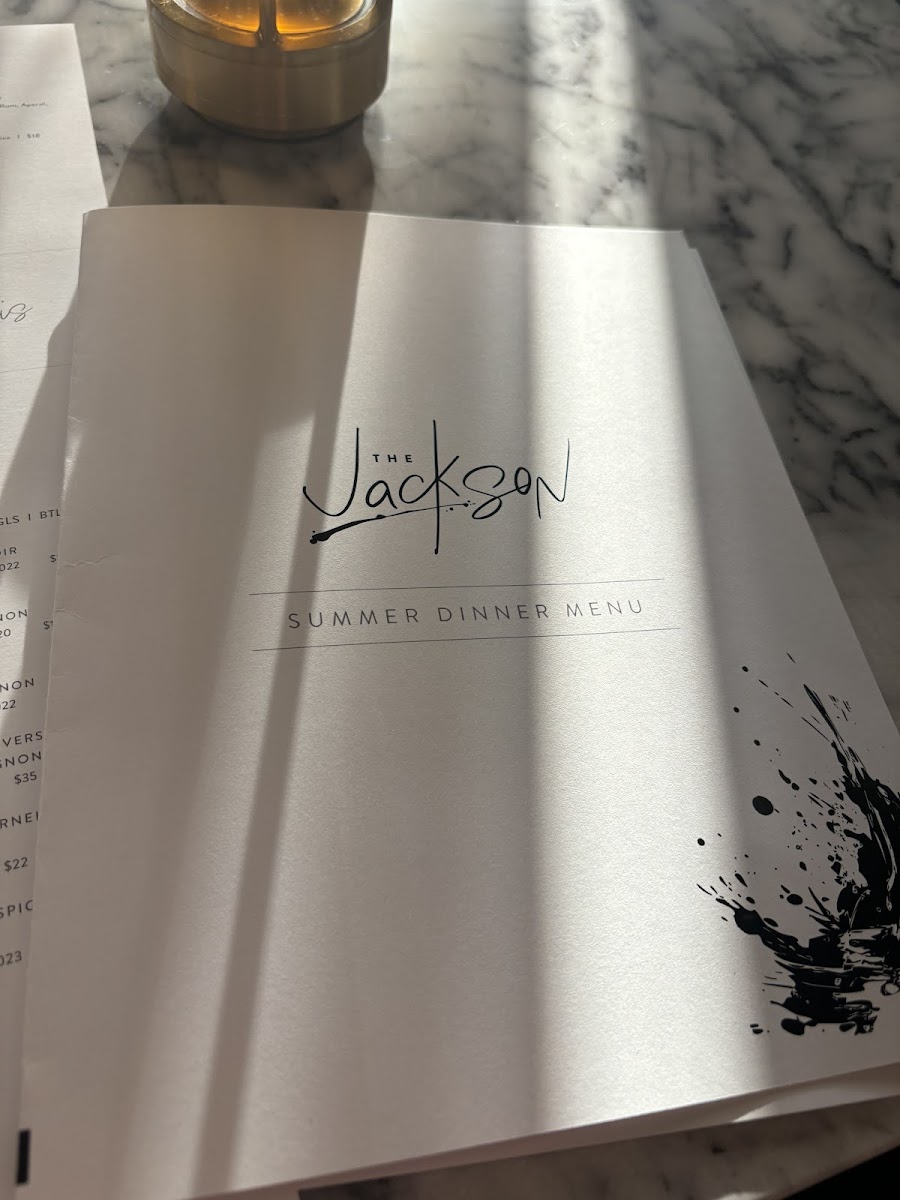 Menu The Jackson Restaurant-5