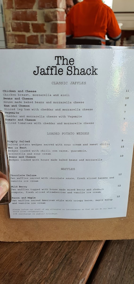 Menu The Jaffle Shack-7