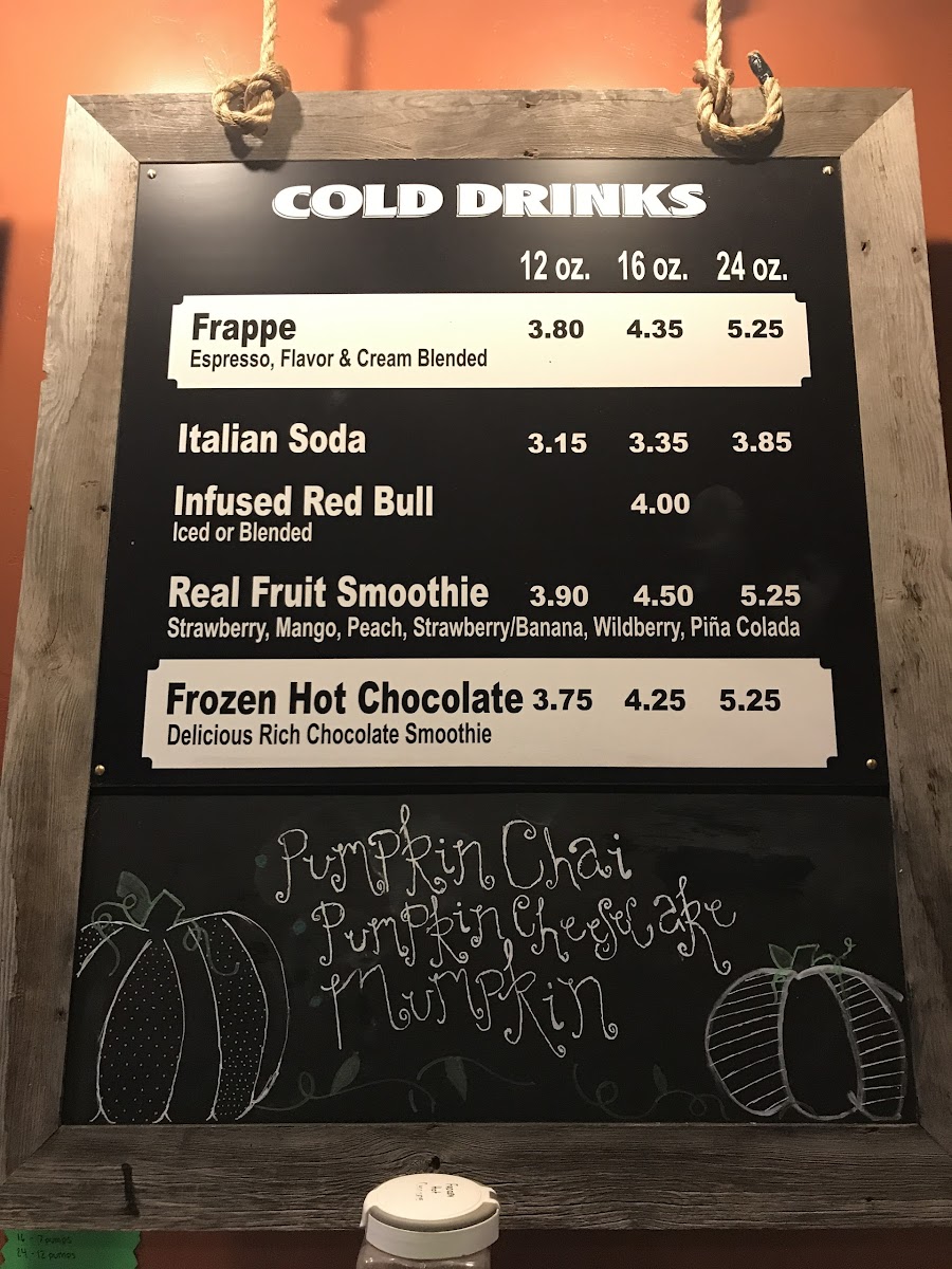Menu The Java Station-4