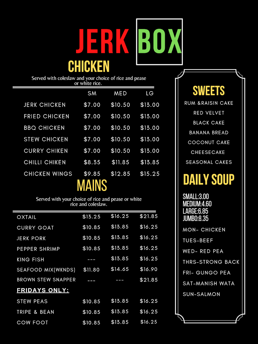 Menu The Jerk Box-1