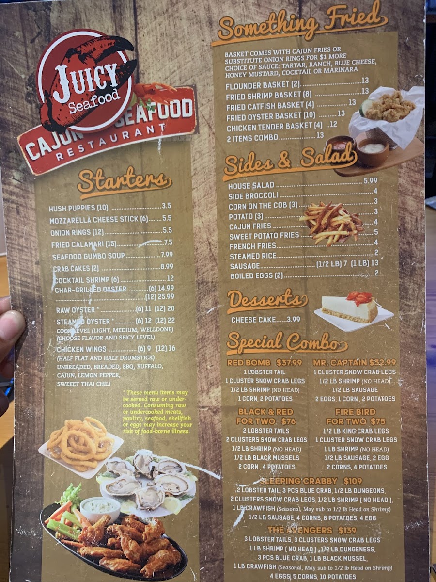 Menu The Juicy Seafood Restaurant & Bar- Siegen-6