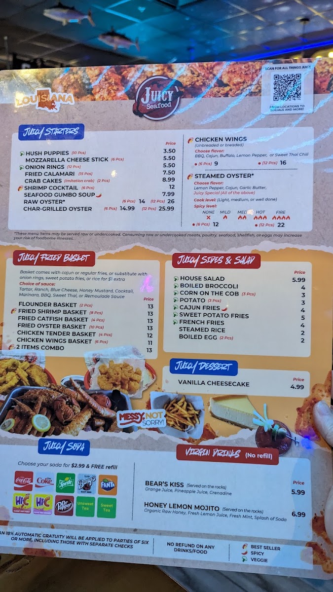 Menu The Juicy Seafood Restaurant & Bar- Siegen-8