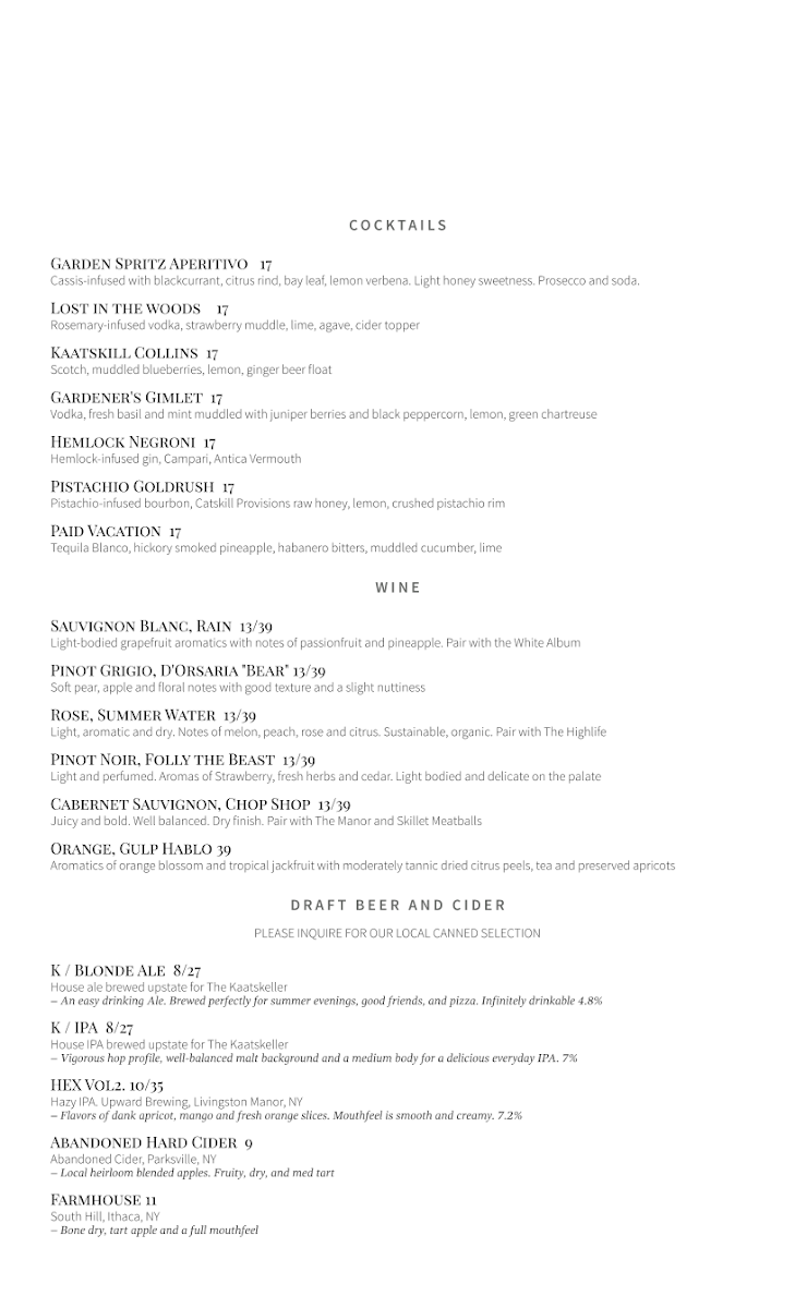 Menu The Kaatskeller-2