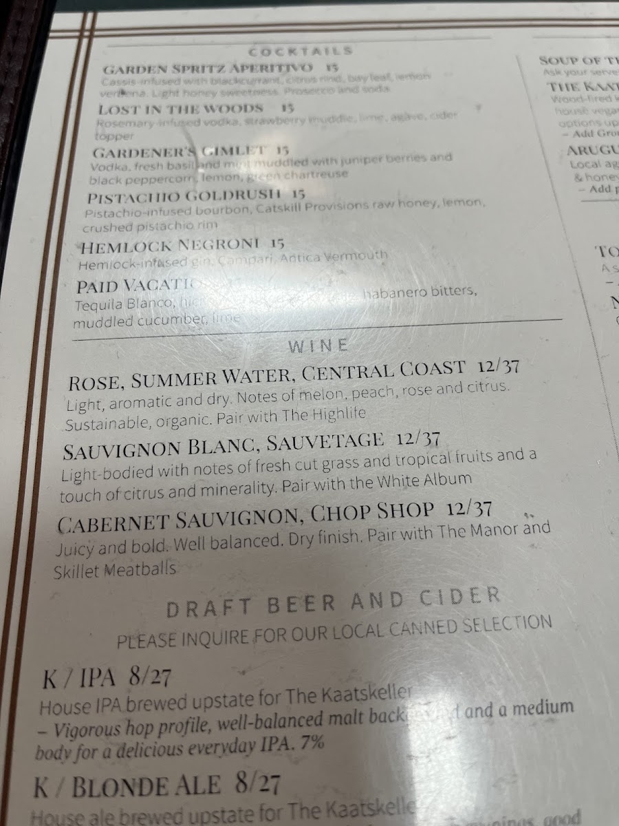 Menu The Kaatskeller-8